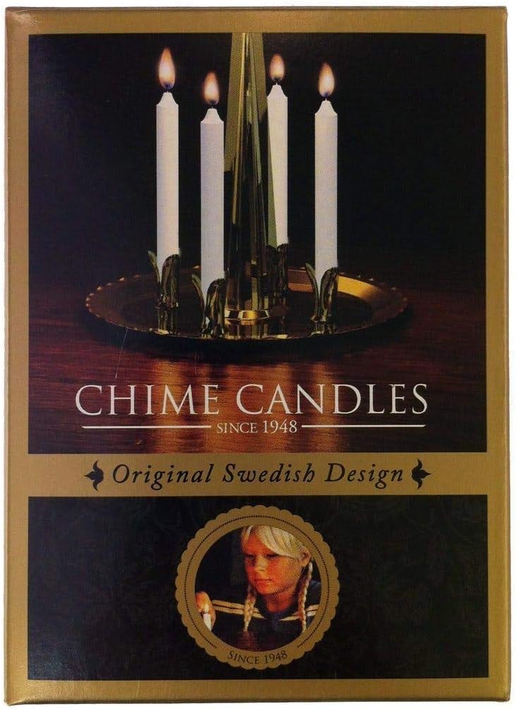 Skiennix 20 Pcs White Chime Candles - 4” x 0.5” Mini Taper Candles for Holiday Decor & Rituals