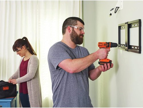 BLACK+DECKER 20V MAX Cordless Drill Kit - 68-Piece Home Tool Set with Storage Bag