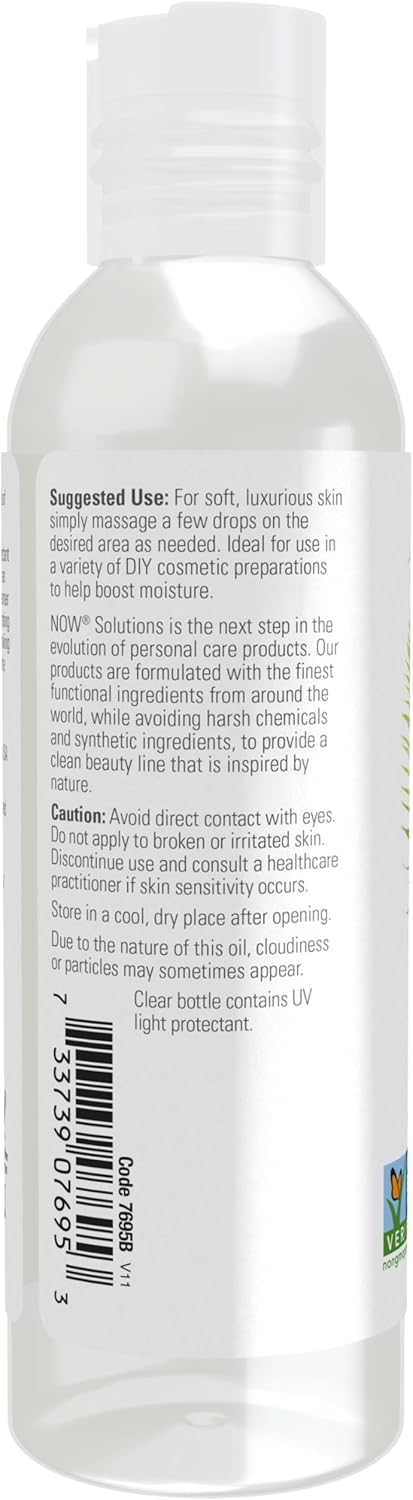 NOW Solutions Vegetable Glycerin - 100% Pure Skin Care Moisturizer | Softening & Hydrating 4-Ounce