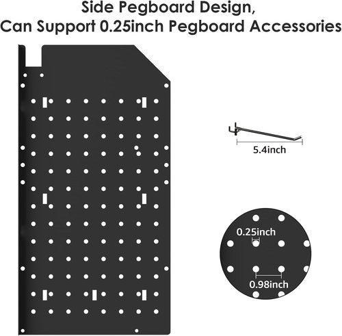 CCCEI Tools Organizer - Wall-Mount Charging Station with 6FT Power Strip | 39 Inch Power Tool Storage Rack