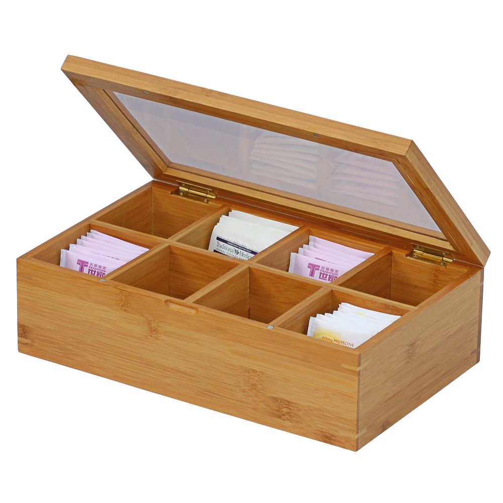 Oceanstar Bamboo Tea Box
