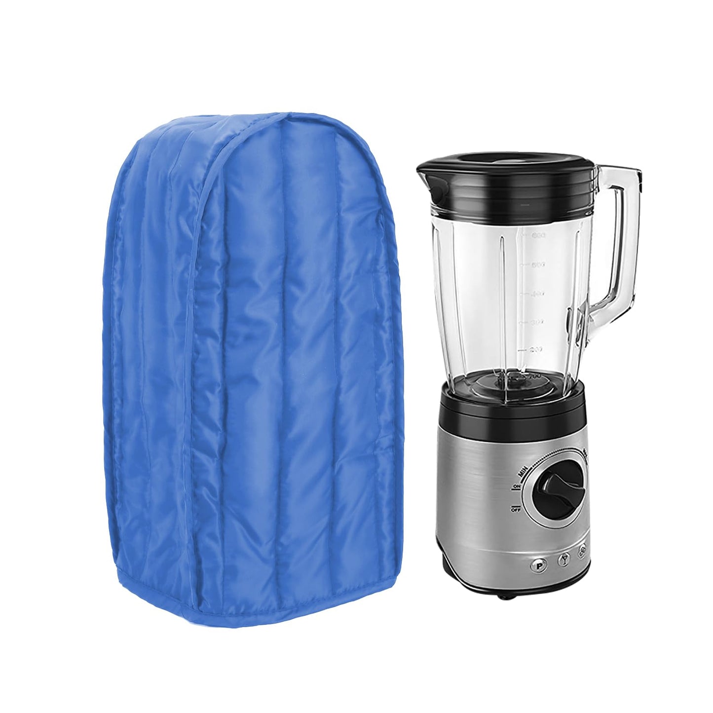 Blender Dust Cover, Polyester Anti-Fingerprint Appliance Cover, Stain & Dust Resistant Protective Sleeve for Stand Mixer, Coffee Maker & Kitchen Blender, Home Kitchen Decor (Blue)