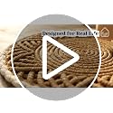 LEMON TREE White & Natural Braided Placemats & Coasters Set 6 - 5.12 Inch, Waterproof Table Mats