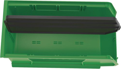 Akro-Mils Plastic Length Dividers - Custom Storage Inserts for AkroBins | 6-Pack, Black