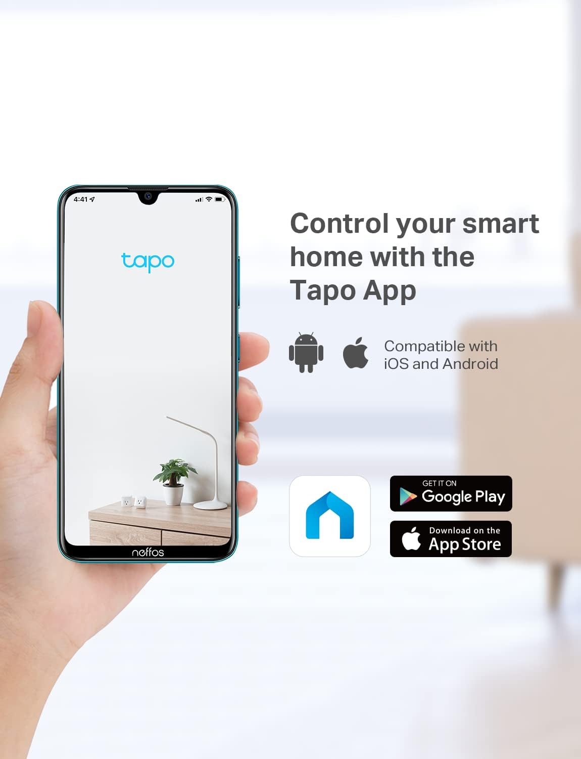 TP-Link Tapo 1080P Indoor Security Camera - Baby Monitor & Dog Camera with Night Vision, 2-Way Audio | Alexa & Google Home Compatible (Tapo C100)