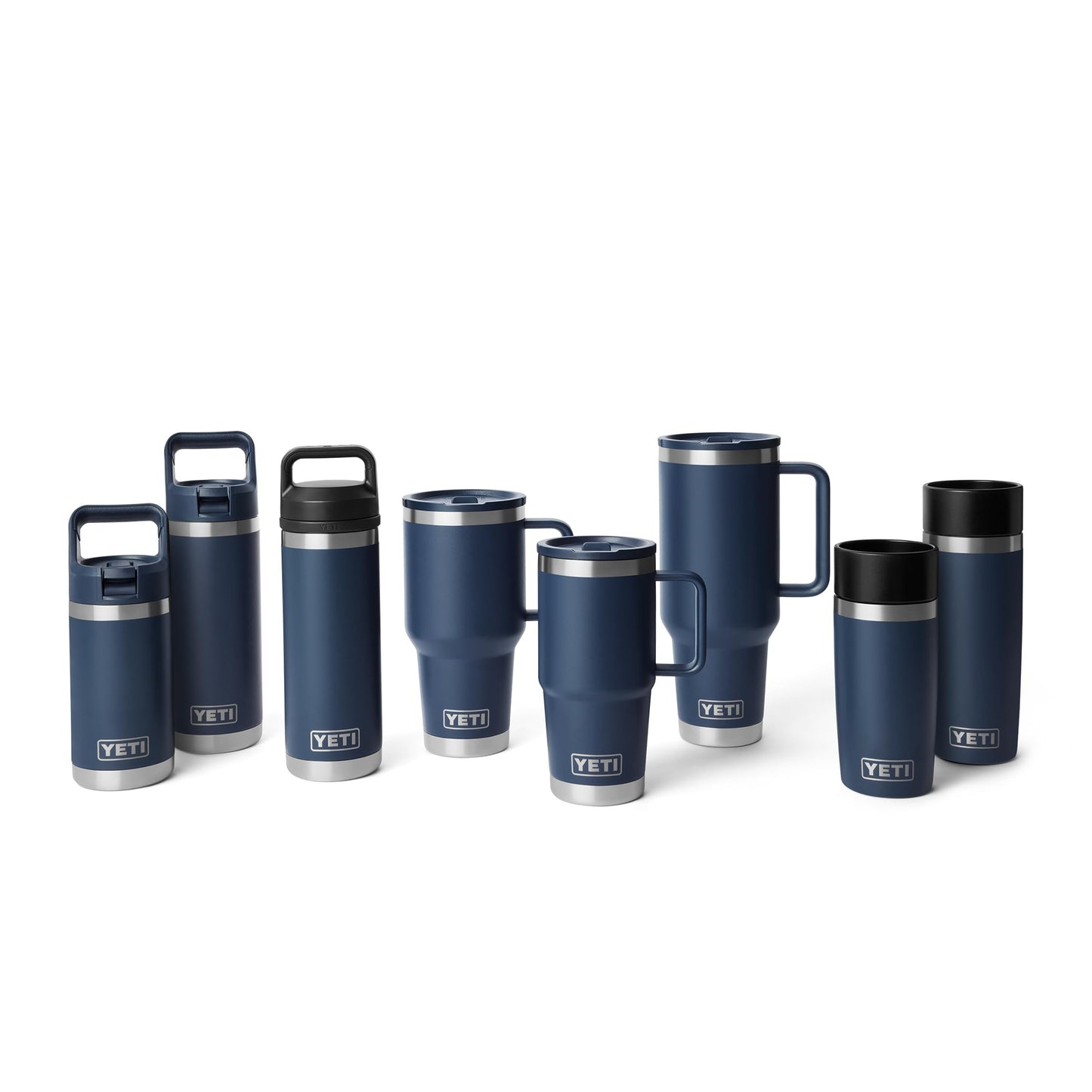 YETI Rambler 20 oz Travel Mug with Flip Straw Lid – Stainless Steel, Vacuum Insulated, Leakproof, Cup Holder Friendly, Black