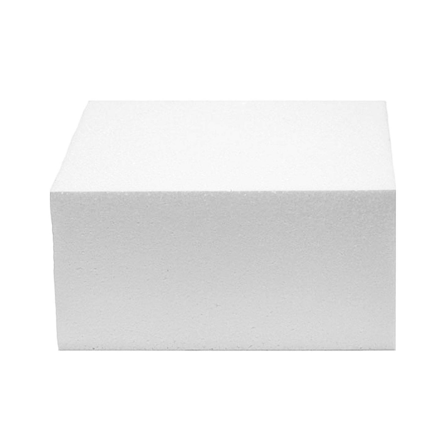 Global Sugar Art Cake Dummy Square, 10 x 10 x 4 Inches (Multiple Sizes Avail)