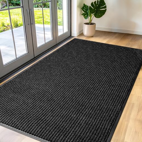 Charcoal Heavy Duty 3' x 5' Commercial Floor Mat for Garage & Entryway - FloorGuard Variation 1