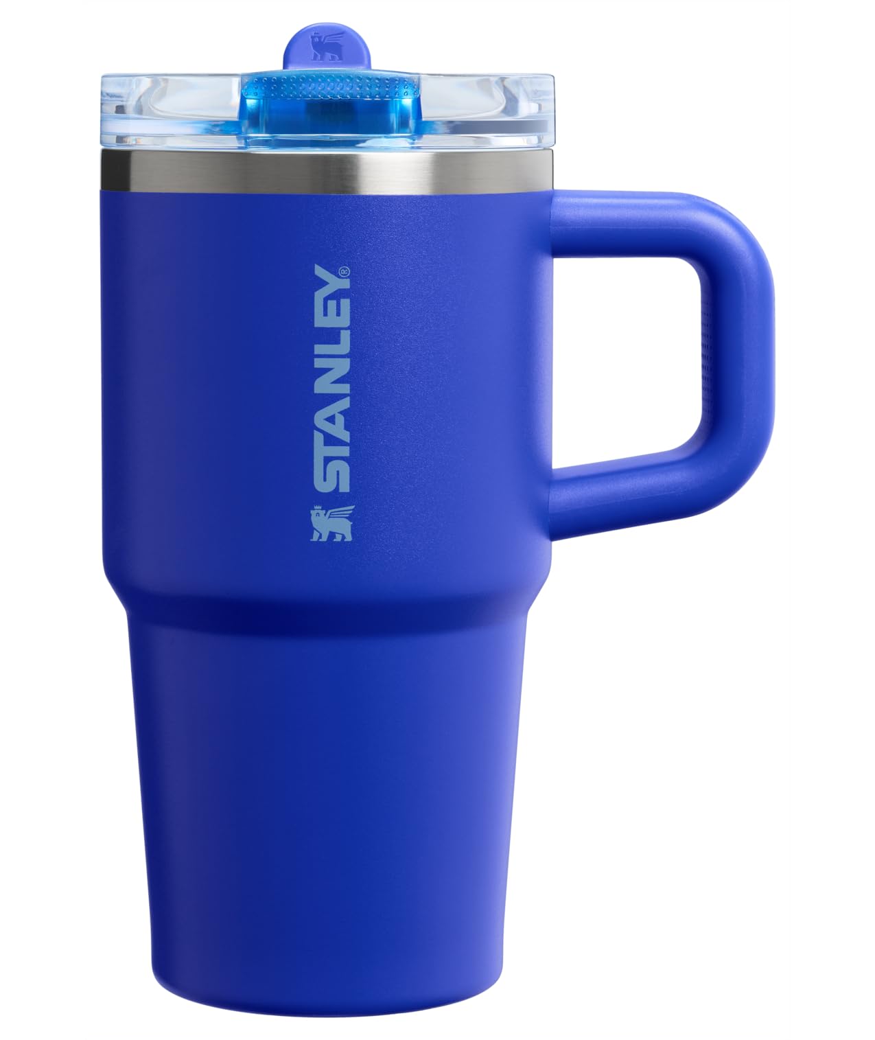 STANLEY Quencher ProTour Flip Straw Tumbler with Leakproof Lid 20 oz | Built-In Straw & Handle | Cupholder Compatible for Travel | Insulated Stainless Steel Cup | BPA-Free | Cobalt