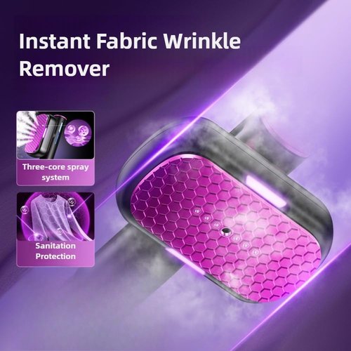 AUHKO Travel Steamer - Smart Garment Iron with AI Temperature Sensing & LED Monitoring | 1200 Watts Portable Wrinkle Remover