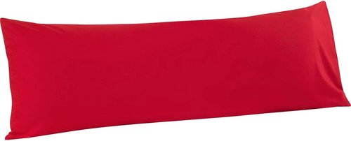 FLXXIE Body Pillow Cover - Super Soft Microfiber 20x54 Long Pillowcase | Wrinkle & Stain Resistant, Red