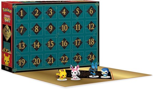Funko Pop! Advent Calendar - Pokémon Collectible Vinyl Mini Figures - 24 Days of Surprises | Perfect Holiday Gift for Kids