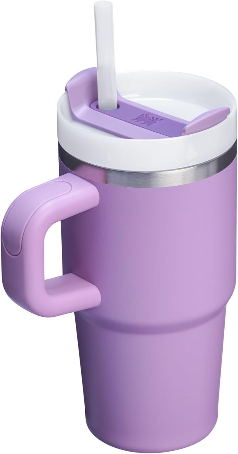 STANLEY Quencher H2.0 Tumbler - 20 oz Insulated Stainless Steel Cup with Handle & Straw | Lilac