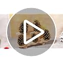 Janinka 24-Pack Gold Glitter Pine Cones - Multisize Christmas Ornaments