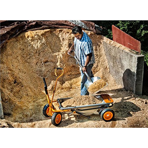 Worx Aerocart Wheelbarrow Wagon Kit with Seat & Flat-Free Tires - Attachments