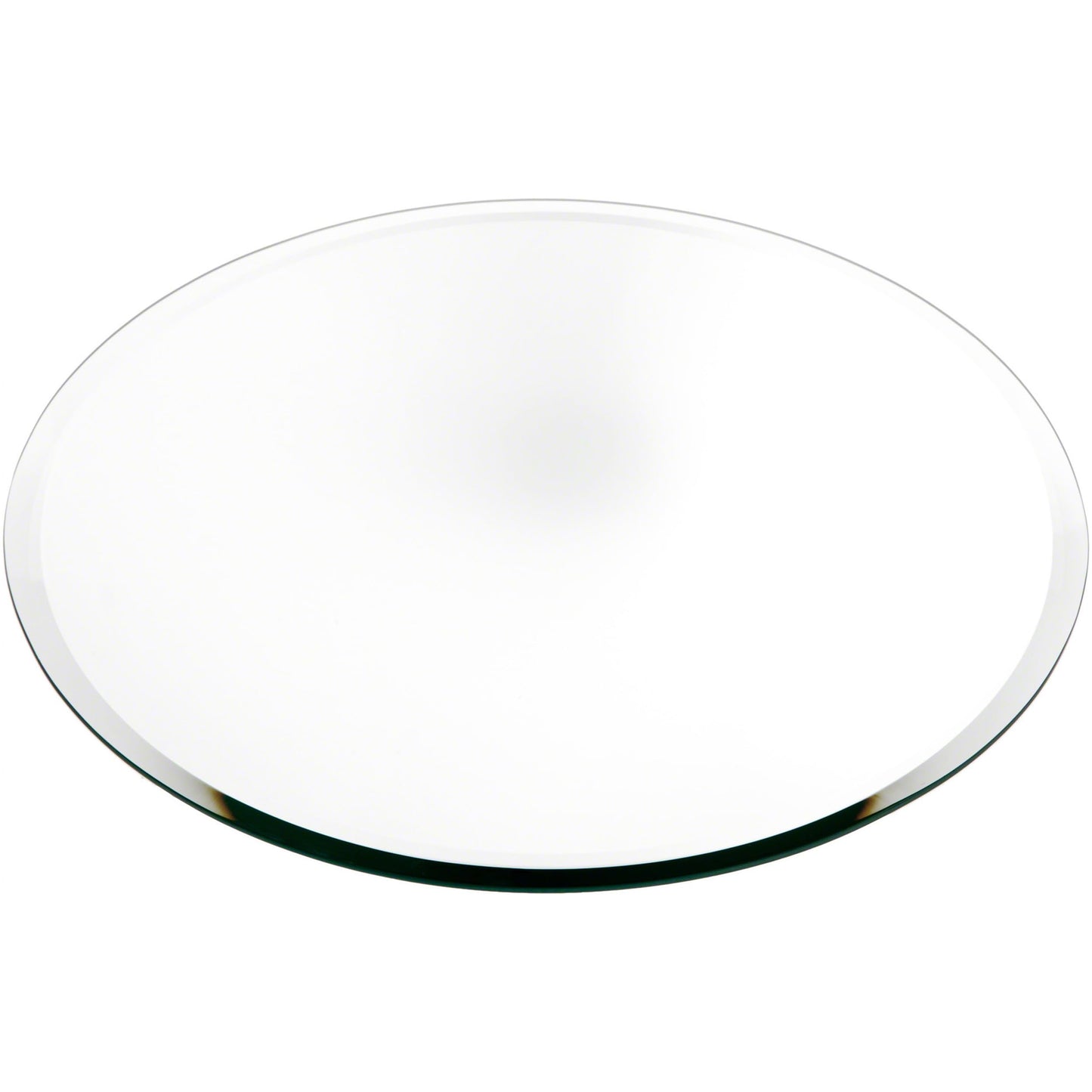 Plymor 14" Round, 5mm Thick Beveled Glass Mirror Circle