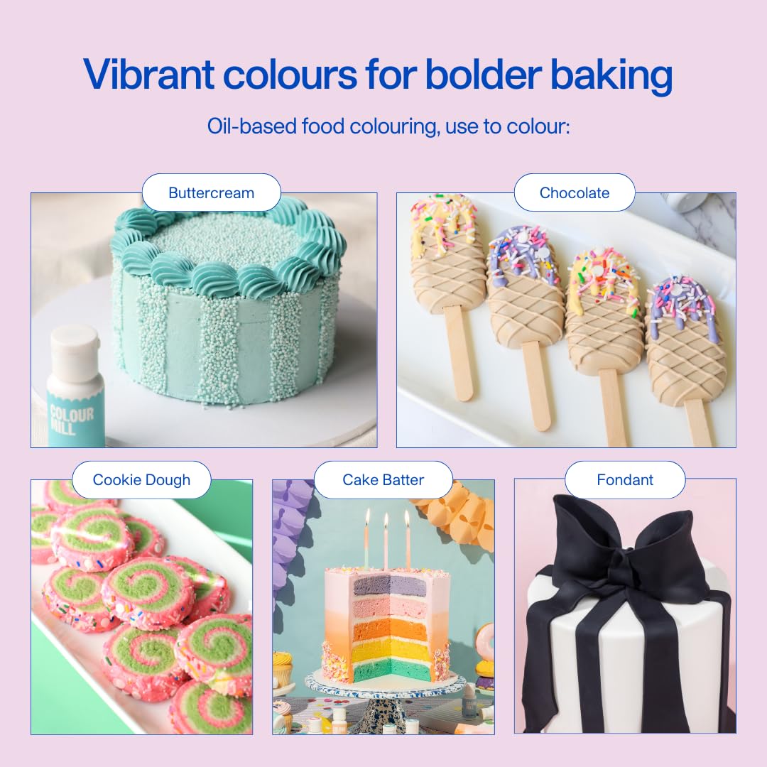 Colour Mill Oil-Based Food Coloring, 20 Milliliters (Lemon)