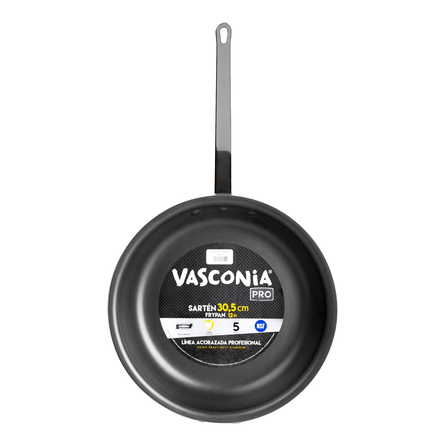 Vasconia Professional 12″ Aluminum Fry Pan, Aluminum Skillet with NonStick & Fast-Cool Handle, NSF Certificate