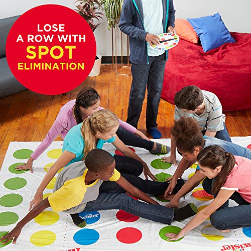 Hasbro Gaming Twister Ultimate Standard Edition - Extra Large Mat, 6+ Kids & Family Party Game, Compatible with Alexa