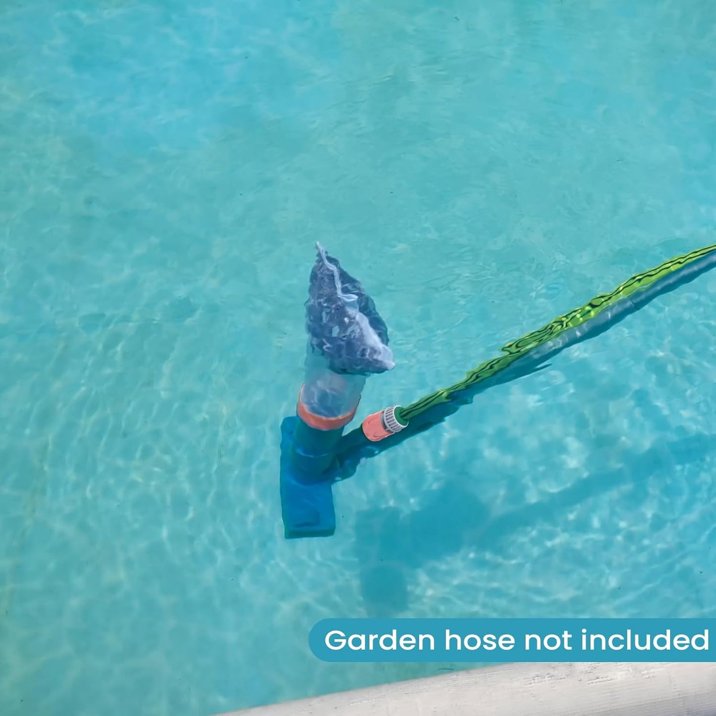 Skiennix Above Ground Pool Cleaning Kit - Vacuum, Leaf Rake, Wall Brush & 8Ft Pole for Easy Debris Removal
