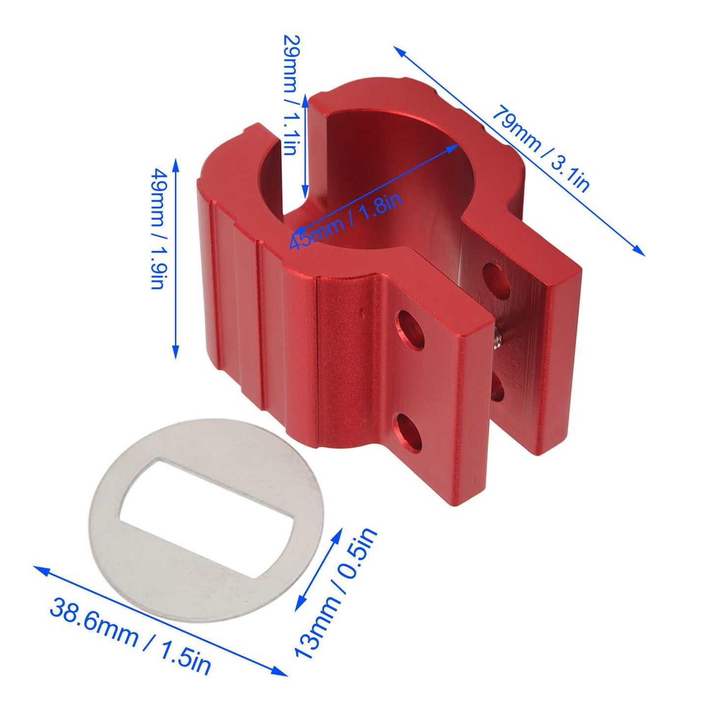 Alomejor Electric Scooter Lock,Quick Release Lever Easy Attachment Scooter clamp Rugged Design with Hex Wrench Included for commuters Urban Riders Daily Travel Security