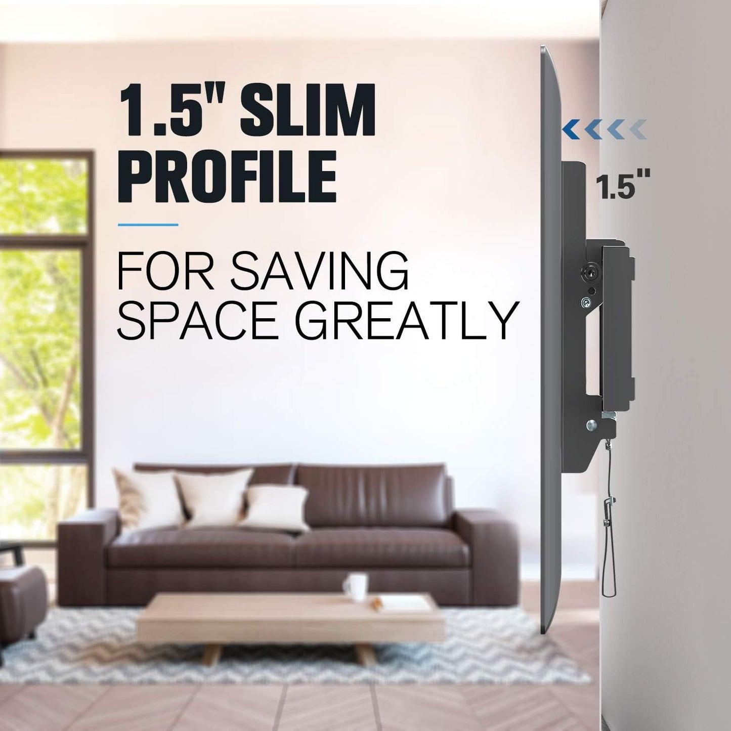Mounting Dream Tilt TV Wall Mount for 37-75 Inch TVs - Full Motion Monitor Mount for 10-26 Inch Screens