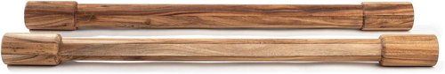 Ironwood Gourmet Acacia Wood Rolling Pins - Set of 2 Durable Long Pins for Baking