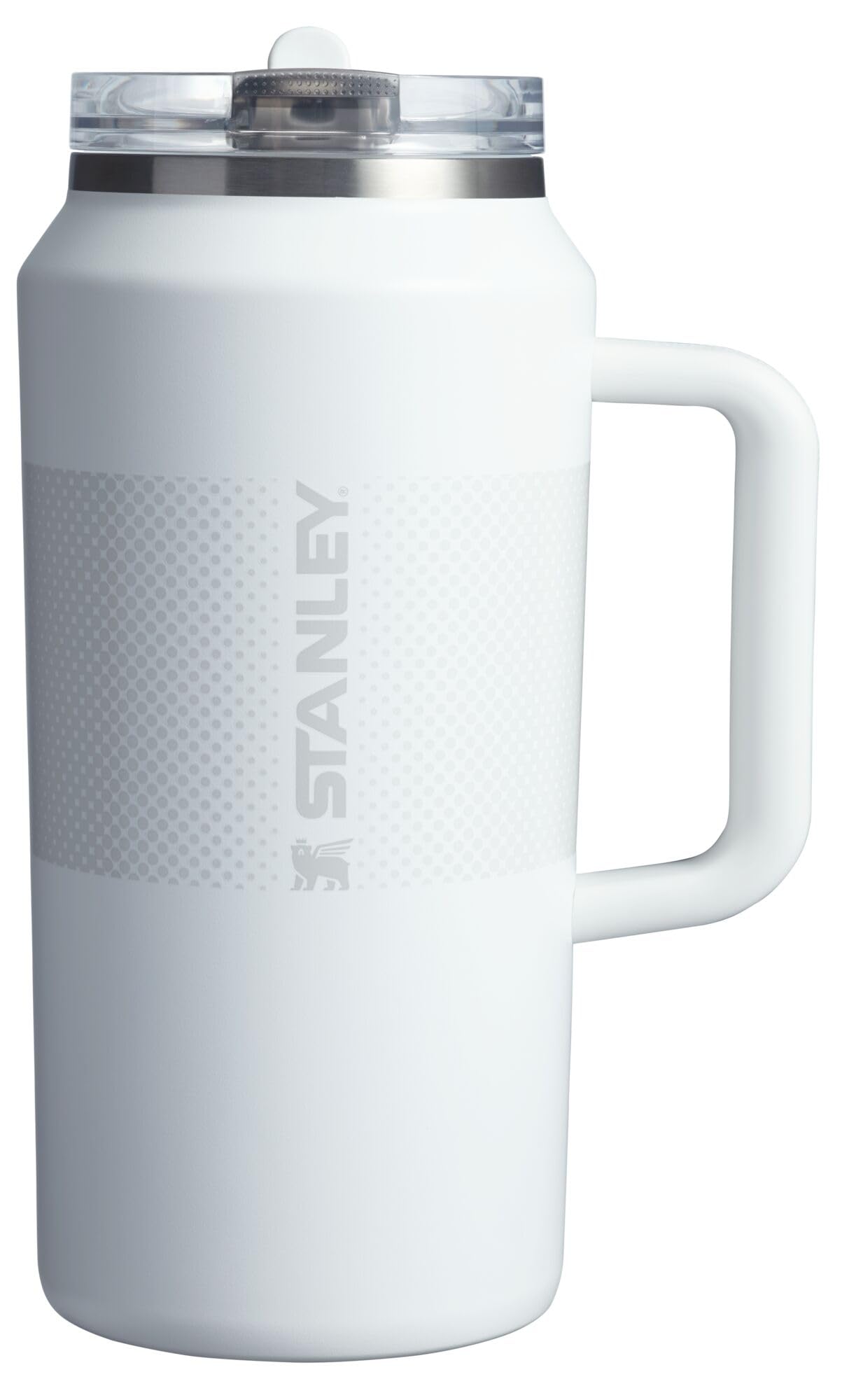 STANLEY Quencher ProTour Flip Straw Tumbler with Leakproof Lid 64 oz | Built-In Straw and Handle | Large Capacity for Travel & Sports | Insulated Stainless Steel Cup | BPA-Free | Frost Fade