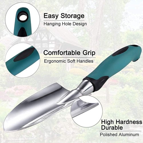 FANHAO Heavy Duty Metal Garden Hose Nozzle - Durable Garden Tools Set for Efficient Watering