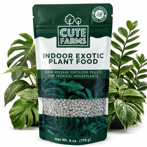 Cute Farms Indoor & Outdoor Slow Release Fertilizer Pellets - All-Purpose (6 oz) Resealable Bag
