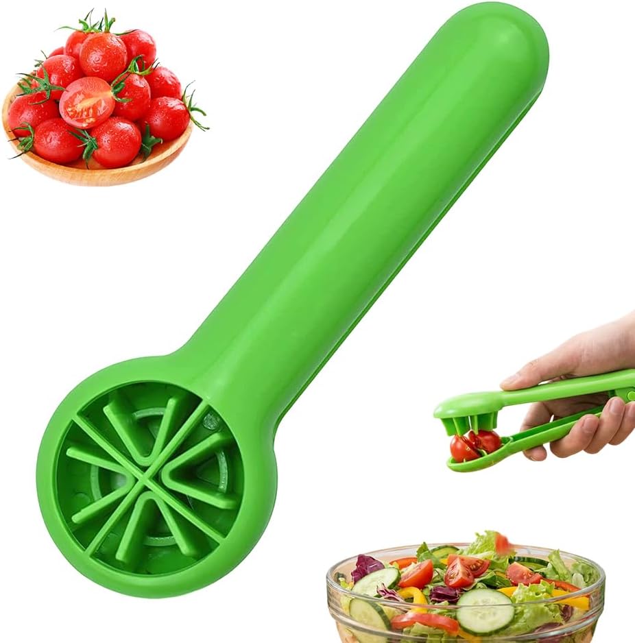 Skiennix Grape Cutter Slicer - 2026 Kitchen Gadget for Quick Fruit & Vegetable Prep | Cuts Grapes, Tomatoes, Strawberries into 4 Pieces