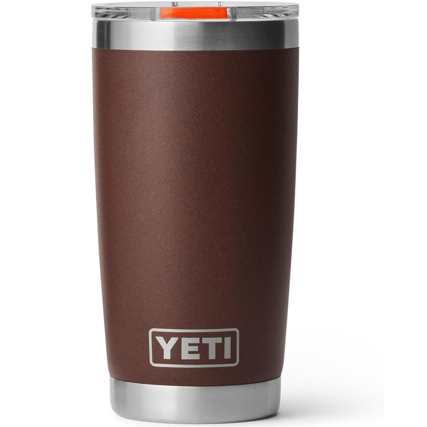YETI Rambler 20 oz Tumbler, Stainless Steel, Vacuum Insulated with MagSlider Lid, Wetlands Brown