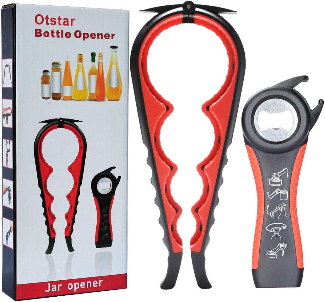 Skiennix Jar Opener - Effortless Bottle & Can Opener for Seniors | Ideal for Arthritis & Low Strength Hands