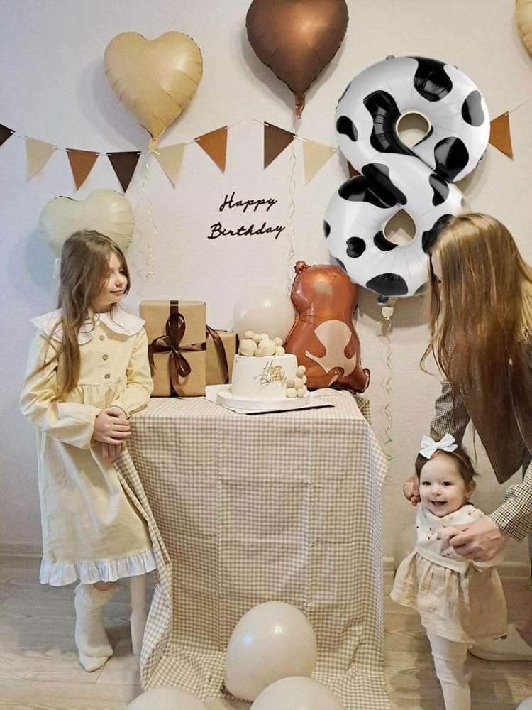 Skiennix 40-Inch Black & White Number 9 Balloon - Perfect for Birthdays, Weddings & Graduations