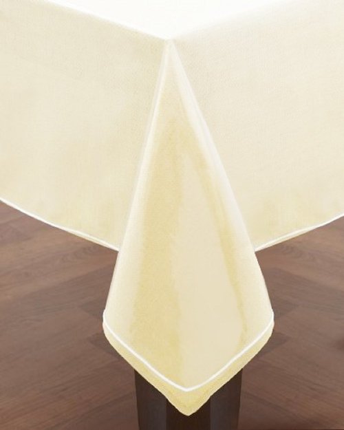 Elaine Karen Clear Plastic Table Cover Protector 100% Waterproof Table Protector Crystal Clear Plastic Tablecloth Cover for Dining Table Heavy Duty Vinyl, 54" x 72" Rectangle