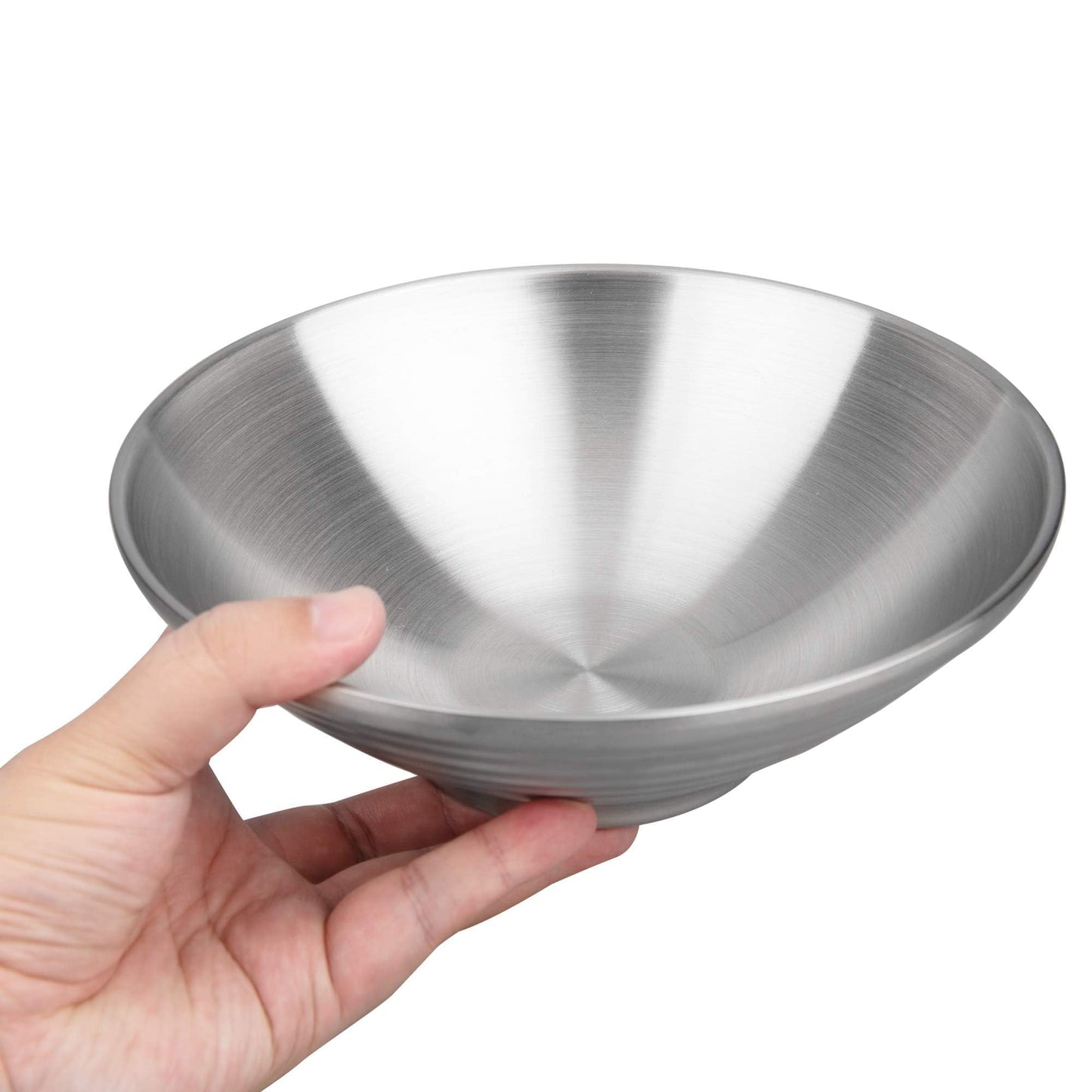 IMEEA 37 Oz Unbreakable Ramen Bowls SUS304 Stainless Steel Insulated Serving Bowl for Soup, Pasta, Noodle and Pho, Set of 2