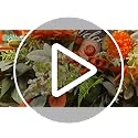 24In Fall Wreaths for Front Door, Welcome Sunflower Pumpkin Autumn