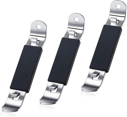 HANCELANT Magnetic Bottle Openers - Classic Stainless Steel Can Tapper | 3-Piece Set for Camping & Travel