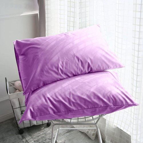 FLXXIE King Pillow Cases - Soft Microfiber Covers with Envelope Closure | Wrinkle & Stain Resistant, 20x36, Lavender