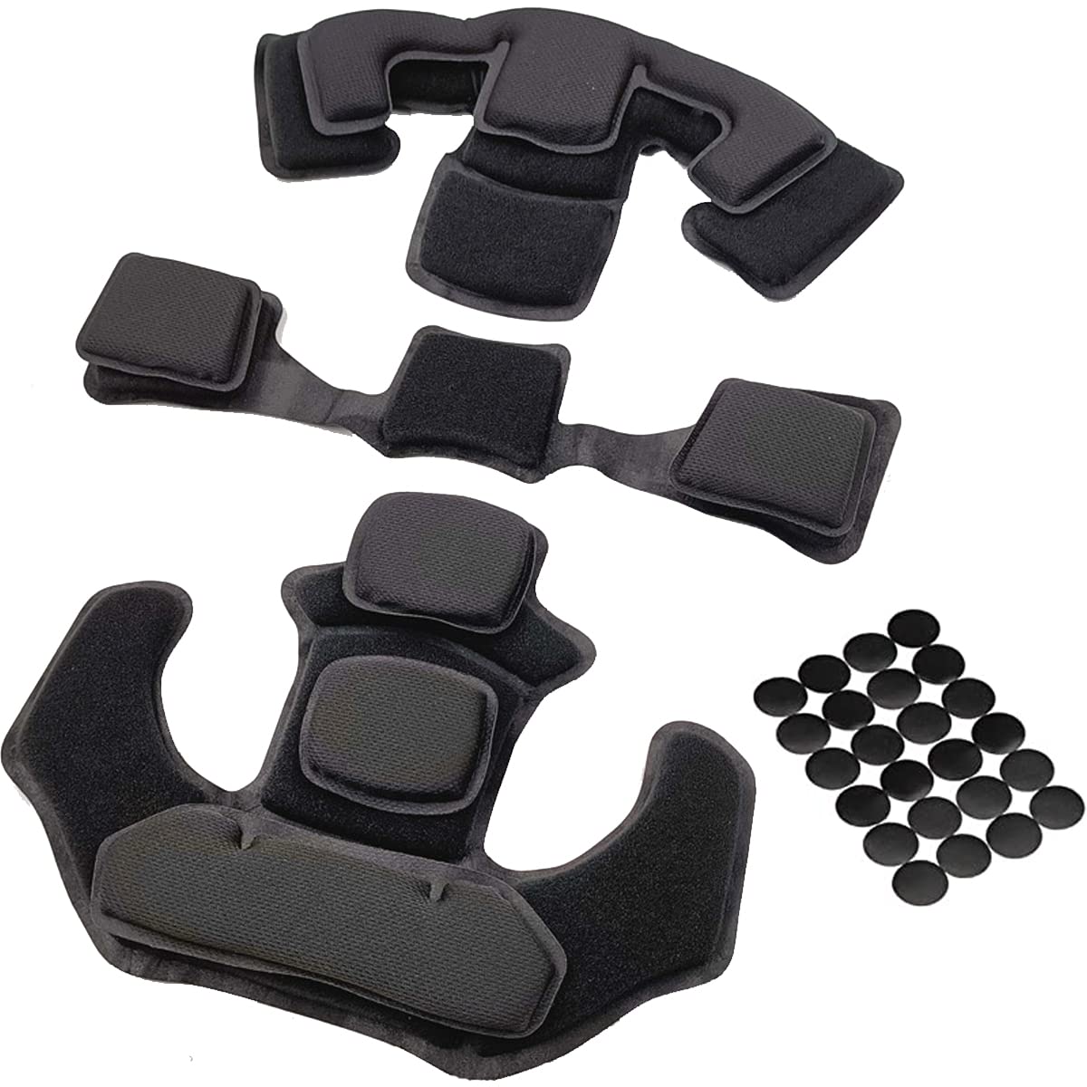 Tactical Airsoft Helmet Memory Foam Pad Padding Protective Mat Kits