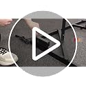 Feonase Full Size Floating Bed Frame with Charging Station and Led
