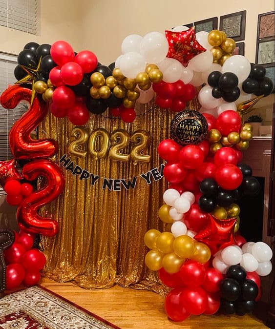 Red Number 17 Balloon 40 inch, 17 Number Balloons, 17th Red Birthday Decorations, 17 Year Old Girls Boys Party Supplies