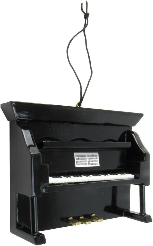 Miniature Piano Christmas Tree Ornament - Musical Instrument Decoration by Treasure Gurus