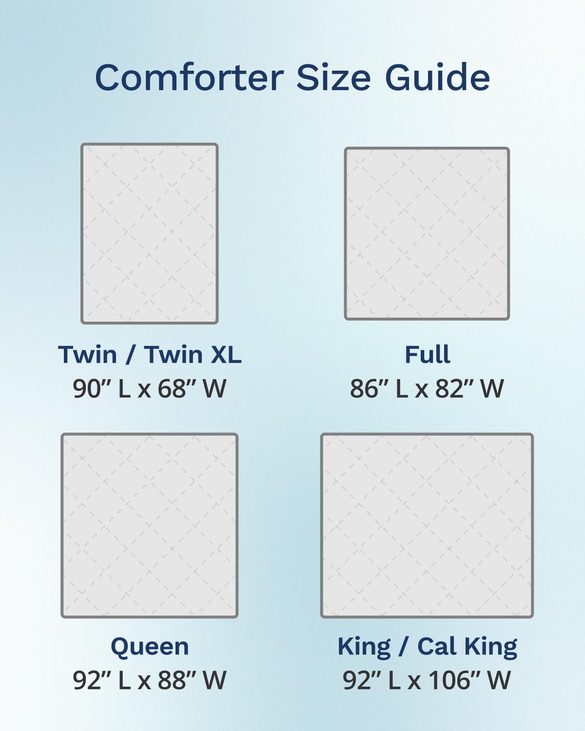 ViscoSoft King Comforter - Cloud-Soft Down Alternative Duvet Insert, All Season Cooling Lightweight Reversible Quilted Blanket for Bedroom & Guest Room, Oeko-TEX Certified, Light/Dark Gray