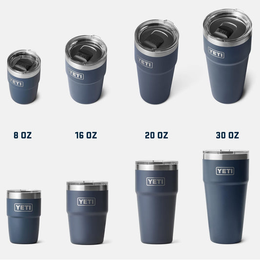 YETI Rambler 30 oz Stackable Tumbler, Stainless Steel, Vacuum Insulated with MagSlider Lid, Tropical Pink