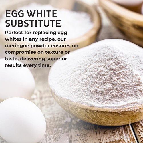 Chefmaster Meringue Powder Deluxe, Professional-Grade Egg White Substitute for Meringue Cookies, Pie Filling, Royal Icing, Non-GMO, Easy-to-Use, Made in USA, 16 oz