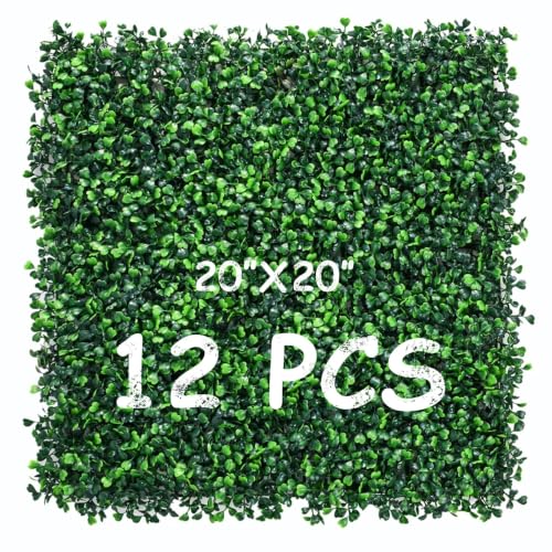 Grass Wall Panels 12 Pack - 20x20 High Density Artificial Foliage - Green Variation of THIS listing