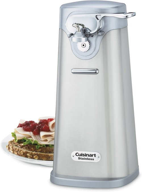 Cuisinart SCO-60 Deluxe Stainless Steel Can Opener | Classic 2-Slice Toaster in Brushed Stainless
