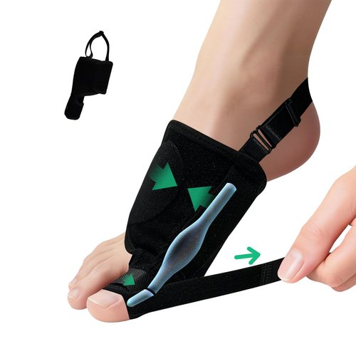 GIMCALO Bunion Corrector for Women & Men (2PCS), Adjustable Big Toe Separator, Day/Night Orthopedic Bunion Splint, Non-Surgical Hallux Valgus & Hammer Toe Straightener