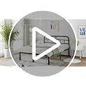 Queen Heavy Duty Metal Platform Bed Frame with Headboard, 14-Inch Support